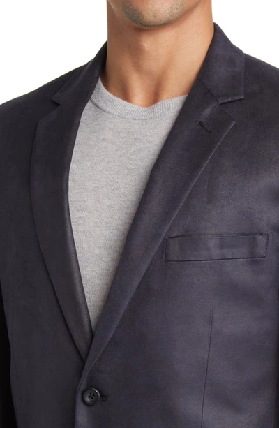 Daniel Hechter Norris Faux Suede Blazer In Blue