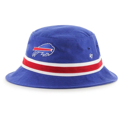 Shop 47 ' Royal Buffalo Bills Striped Bucket Hat