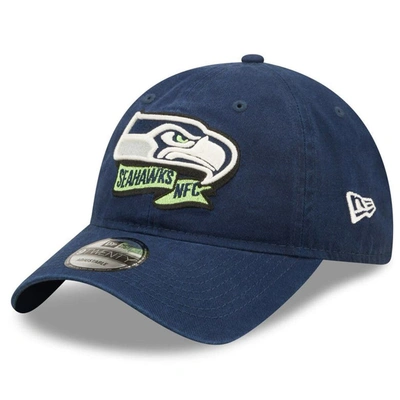 Shop New Era Youth  College Navy Seattle Seahawks 2022 Sideline Adjustable 9twenty Hat