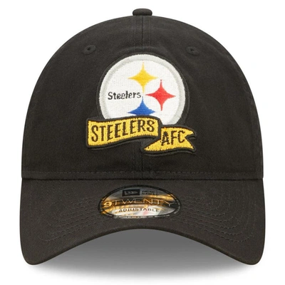 Shop New Era Toddler  Black Pittsburgh Steelers 2022 Sideline 9twenty Adjustable Hat