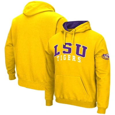 Shop Colosseum Gold Lsu Tigers Double Arch Pullover Hoodie