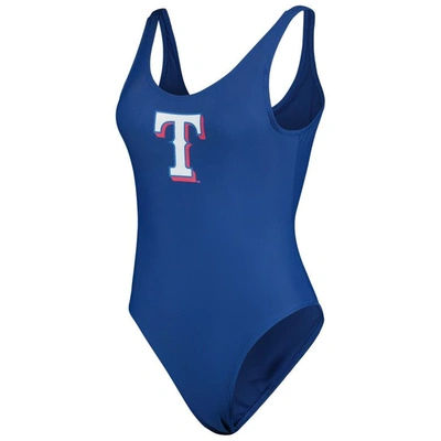 Shop G-iii 4her By Carl Banks Royal Texas Rangers Making Waves One-piece Swimsuit