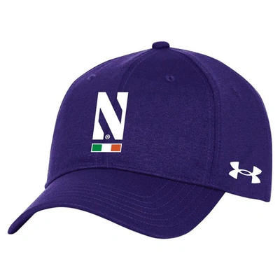 Shop Under Armour Purple Northwestern Wildcats Ireland  Adjustable Hat