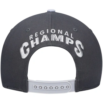 Shop Nike Basketball Tournament March Madness Final Four Regional Champions Locker Room Classic 99 Adjustable In Gray