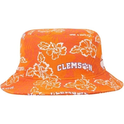 Shop Reyn Spooner Orange Clemson Tigers Floral Bucket Hat