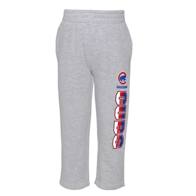 Shop Outerstuff Infant Royal/heather Gray Chicago Cubs Playmaker Pullover Hoodie & Pants Set