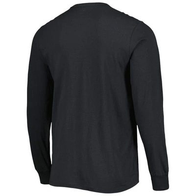 Shop 47 ' Black Las Vegas Raiders Brand Wide Out Franklin Long Sleeve T-shirt