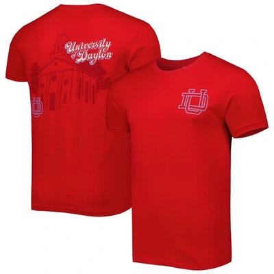 Shop Image One Red Dayton Flyers Mascot Scenery Premium T-shirt