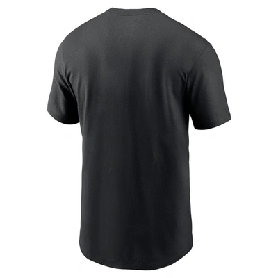 Shop Nike Black New Orleans Saints Lockup Essential T-shirt