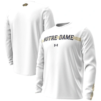 Shop Under Armour White Notre Dame Fighting Irish 2023 Aer Lingus College Football Classic Performance L