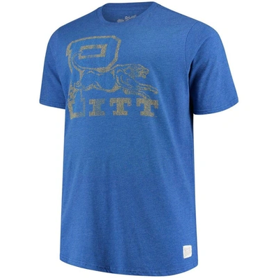 Shop Retro Brand Original  Royal Pitt Panthers Big & Tall Mock Twist T-shirt