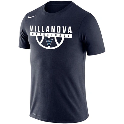 Shop Nike Navy Villanova Wildcats Basketball Drop Legend Performance T-shirt