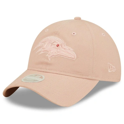 Shop New Era Pink Baltimore Ravens Core Classic 2.0 Tonal 9twenty Adjustable Hat
