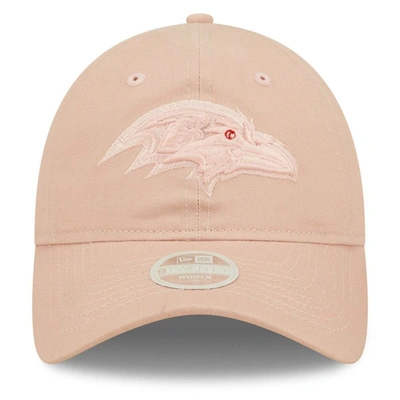 Shop New Era Pink Baltimore Ravens Core Classic 2.0 Tonal 9twenty Adjustable Hat