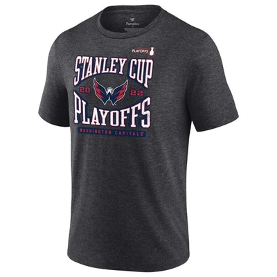 Shop Fanatics Branded Charcoal Washington Capitals 2022 Stanley Cup Playoffs Wraparound T-shirt