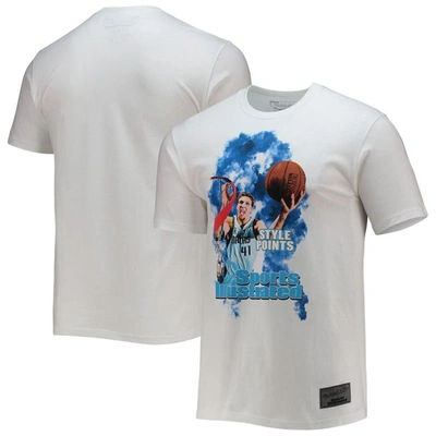 Shop Mitchell & Ness X Sports Illustrated Dirk Nowitzki White Dallas Mavericks Player T-shirt