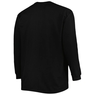 Shop Profile Burgundy Washington Commanders Big & Tall Waffle-knit Thermal Long Sleeve T-shirt