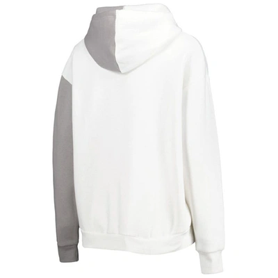 Shop Gameday Couture Gray/white Nebraska Huskers Split Pullover Hoodie