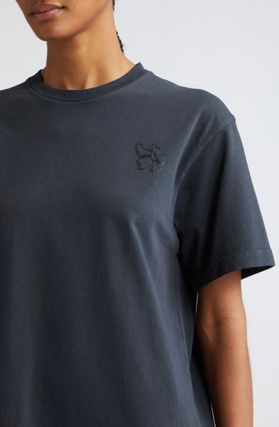 Maccapani Eusebio Compact Cotton Jersey T-shirt In Black