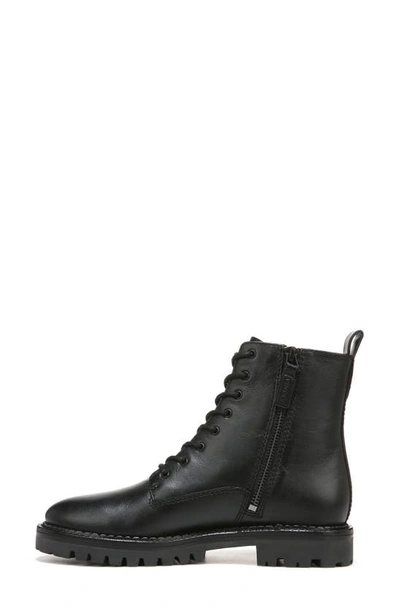 Shop Vince Cabria Lug Water Resistant Lace-up Boot In Black