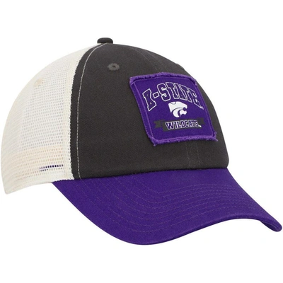 Shop Colosseum Charcoal Kansas State Wildcats Objection Snapback Hat