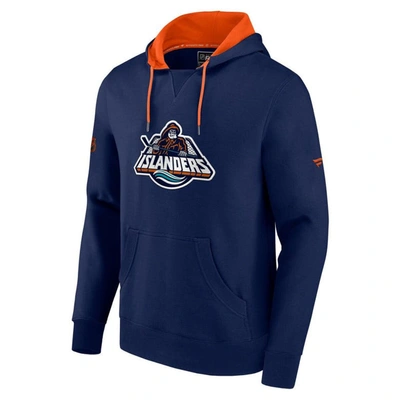 Shop Fanatics Branded Navy New York Islanders Special Edition 2.0 Team Logo Pullover Hoodie