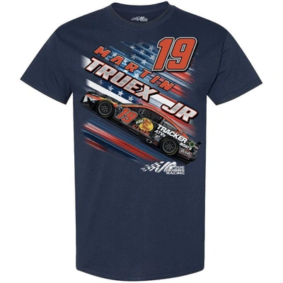 Shop Joe Gibbs Racing Team Collection Navy Martin Truex Jr Patriotic Fuel T-shirt