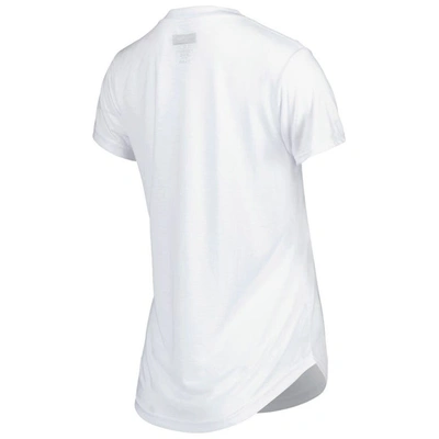 Shop Concepts Sport White/charcoal New England Patriots Sonata T-shirt & Leggings Sleep Set