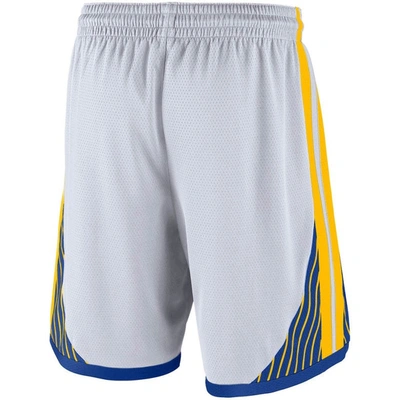 Shop Nike White 2019/20 Golden State Warriors Icon Edition Swingman Shorts