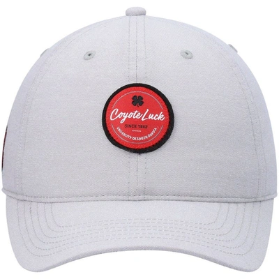 Shop Black Clover Gray South Dakota Coyotes Oxford Circle Adjustable Hat