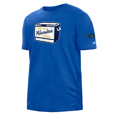 Shop New Era Blue Milwaukee Brewers City Connect T-shirt