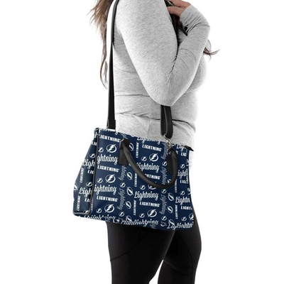 Shop Foco Tampa Bay Lightning Repeat Brooklyn Tote In Blue