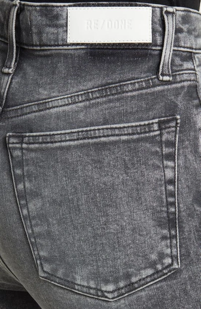 Shop Re/done '70s Ultra High Waist Stove Pipe Jeans In Silver Fade