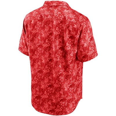 Shop Tommy Bahama Crimson Alabama Crimson Tide Sport Jungle Shade Camp Button-up Shirt