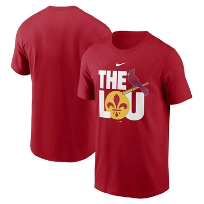 Shop Nike Red St. Louis Cardinals The Lou Local Team T-shirt