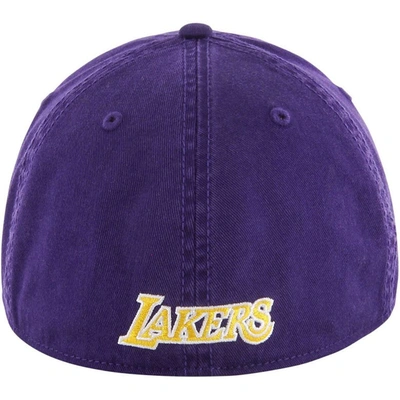 Shop 47 ' Purple Los Angeles Lakers  Classic Franchise Fitted Hat