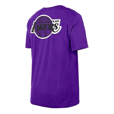 Shop New Era Purple Los Angeles Lakers 2022/23 City Edition Elite Pack T-shirt