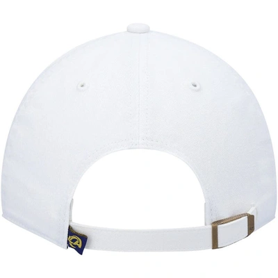 Shop 47 ' White Los Angeles Rams Logo Clean Up Adjustable Hat