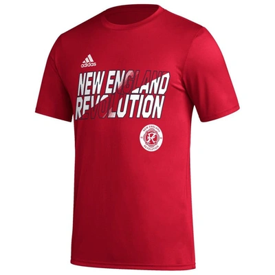 Shop Adidas Originals Adidas Red New England Revolution Team Jersey Hook Aeroready T-shirt