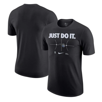 Shop Nike Black Orlando Magic Just Do It T-shirt