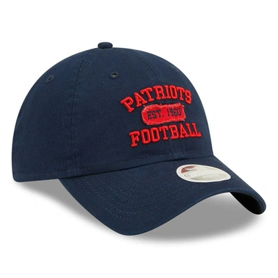 Shop New Era Navy New England Patriots Formed 9twenty Adjustable Hat
