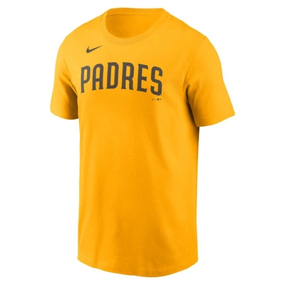Shop Nike Yu Darvish Gold San Diego Padres Name & Number T-shirt