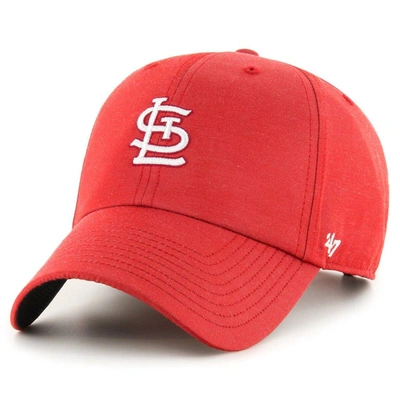 Shop 47 ' Red St. Louis Cardinals Oxford Tech Clean Up Adjustable Hat