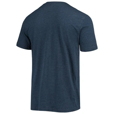 Concepts Sport Men's  Heathered Charcoal And Navy Montana State Bobcats Meter T-shirt And Pants Sleep In Heather Charcoal