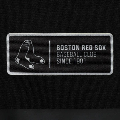 Shop Levelwear Black Boston Red Sox Sector Raglan Polo