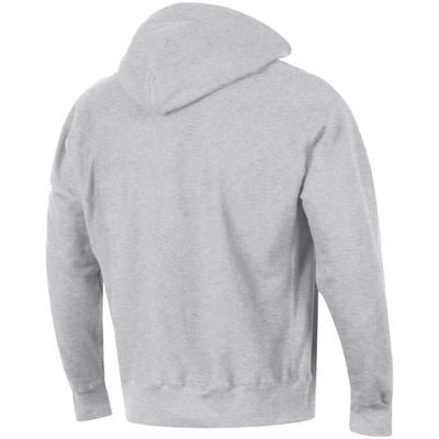 Shop Champion Heathered Gray Colorado Buffaloes Team Arch Reverse Weave Pullover Hoodie In Heather Gray