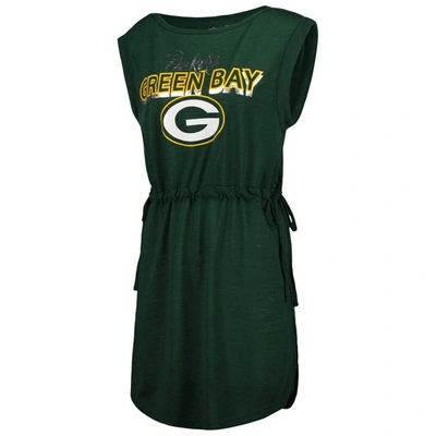 Shop G-iii 4her By Carl Banks Green Green Bay Packers G.o.a.t. Swimsuit Cover-up