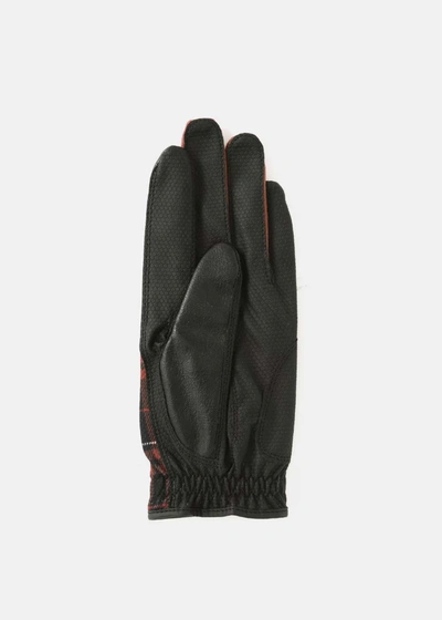 Shop Pearly Gates Red Moisture-wicking And Heat-generating Synthetic Leather Gloves In Brown