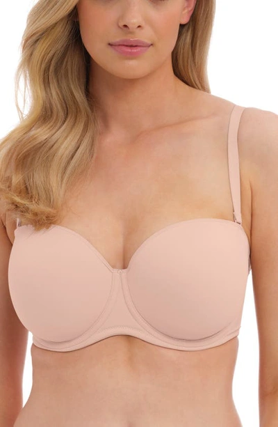 Shop Fantasie Aura Convertible Strapless Underwire Bra In Natural Beige