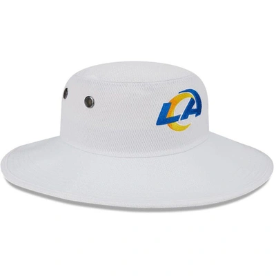 Shop New Era White Los Angeles Rams 2023 Nfl Training Camp Panama Bucket Hat